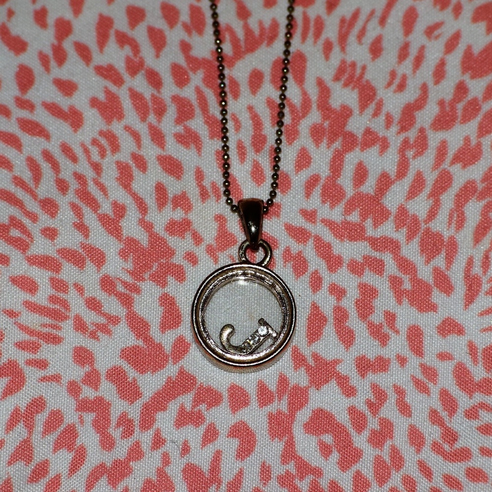 Topshop "J" necklace